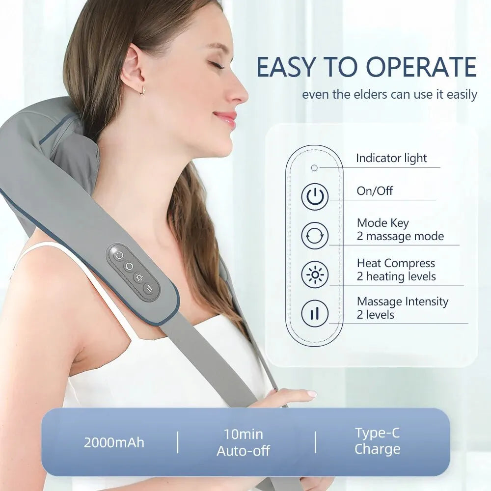 Blossom Whispers™ Neck And Back Massager